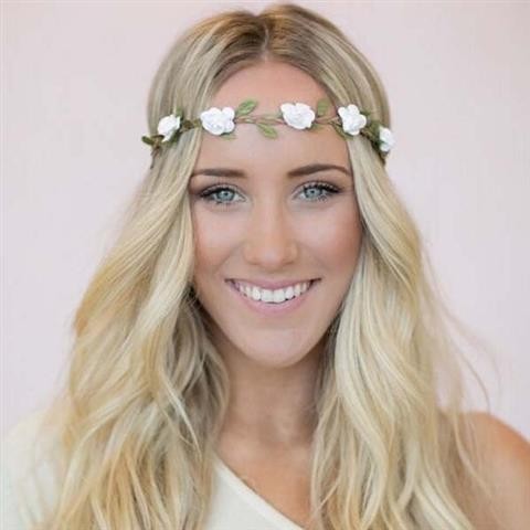 Details Zu Hippie Blumen Haarband Rosen Stirnband Leder Vintage Trachten Dirndl Schmuck